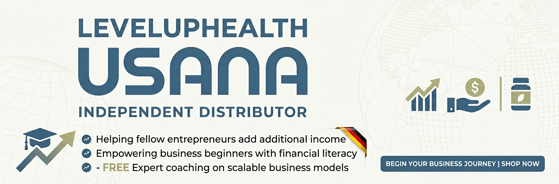 USANA Independent Distributor - Level Up Health cover